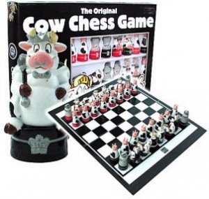 cow chess set
